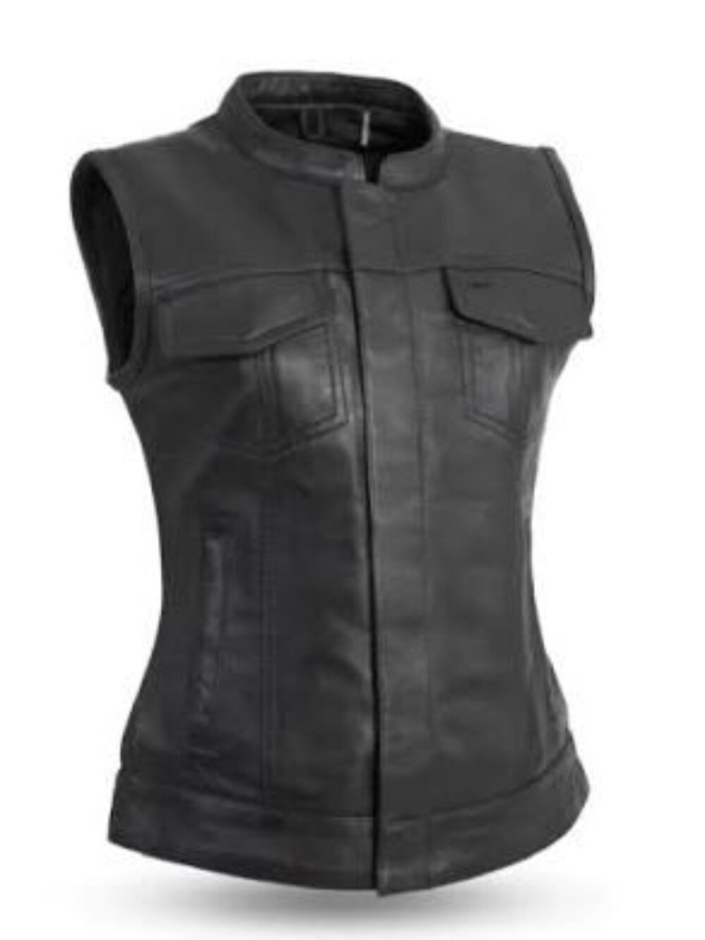 WOMEN'S FIRST MANUFACTURING LEATHER VEST
